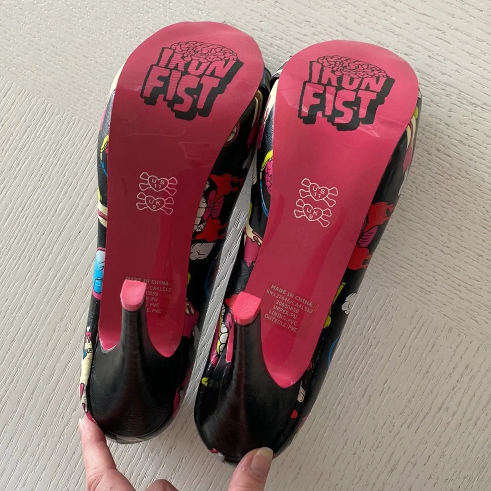❤️ NEW - ‘Glamour Guts’ Shoes by IRON FIST ❤️ - Picture 6 of 16